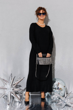 Платье Anastasia 1175.1 черный - фото 5