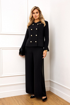 Брюки, жакет AGATTI 5835 черный - фото 1