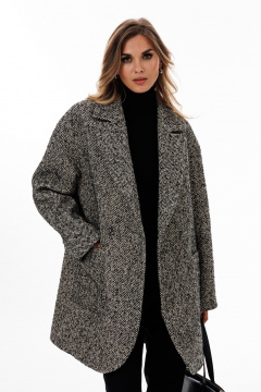 Полупальто EOLA 2893 серый_меланж - фото 3