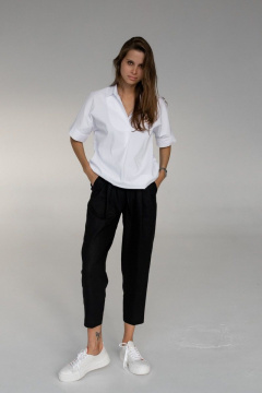 Брюки на каждый день из льна и текстиля, летние Motif 1541 - фото 1