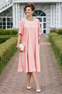 Платье Vittoria Queen 26433/2 персиковый - фото 1