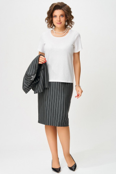 Джемпер Fita 20364 молочно-серебристый - фото 1