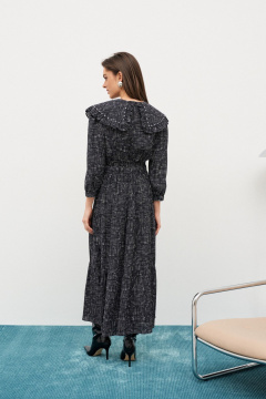 Платье C. of PAPAYA NEW 1632 черно-белый - фото 5