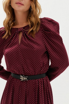 Платье C. of PAPAYA NEW 1728 бордовый - фото 3