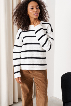 Джемпер C. of PAPAYA NEW 1744 полоска - фото 2