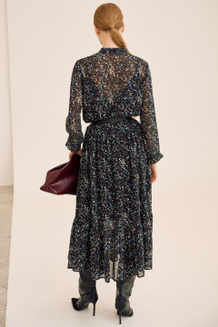 Платье Lokka 1682 черный/мультиколор - фото 4