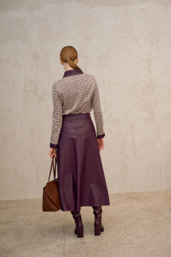 Юбка Lokka 1735 бордовый - фото 3