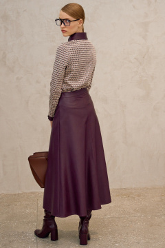 Юбка Lokka 1735 бордовый - фото 2