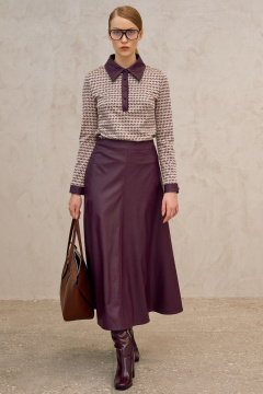 Юбка Lokka 1735 бордовый - фото 1