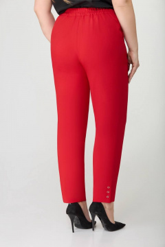 Красные брюки с боковыми карманами и заужением к низу Swallow 371 красный - фото 4