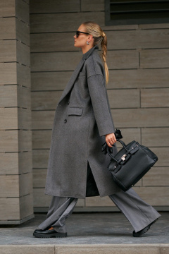 Пальто Beautiful&Free 7016 графит - фото 3