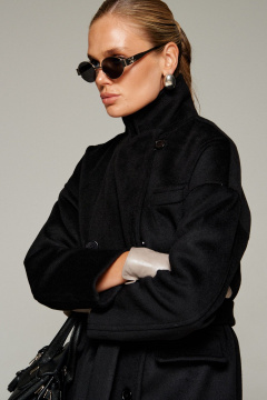 Пальто Beautiful&Free 7016 черный - фото 3