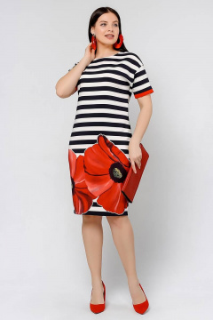 La rouge 51141 красный-(цветы)