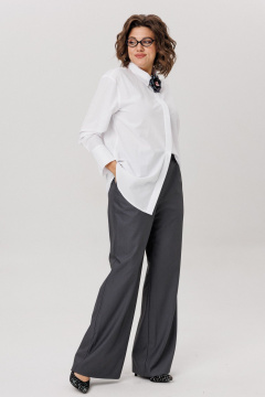 Брюки Anelli 1702 пепельный_вулкан - фото 1