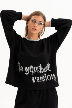 Брюки, джемпер Luna 264 черный - фото 4