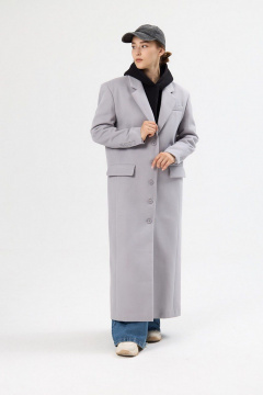 Пальто ALIN 7001 светло-серый - фото 1