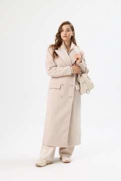 Пальто ALIN 7002 молочный - фото 5