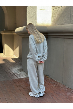 Брюки, толстовка THE.WOMAN 0358 серый - фото 3