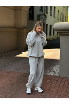 Брюки, толстовка THE.WOMAN 0358 серый - фото 1