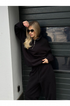 Брюки, толстовка THE.WOMAN 0358 черный - фото 5