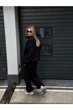 Брюки, толстовка THE.WOMAN 0358 черный - фото 3