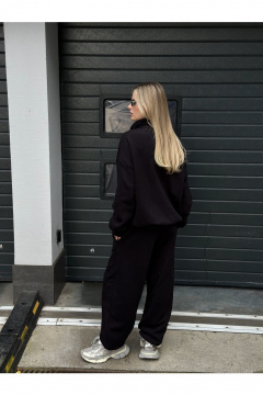 Брюки, толстовка THE.WOMAN 0358 черный - фото 4