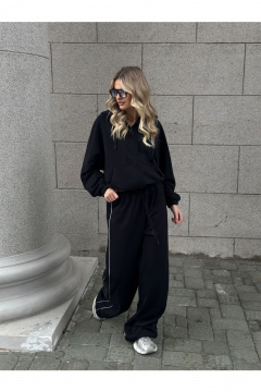 Толстовка THE.WOMAN 0364 черный - фото 1