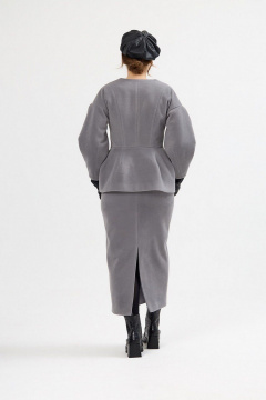 Жакет ALIN 5002 серый - фото 3