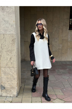 Сарафан THE.WOMAN 0361 белый - фото 1