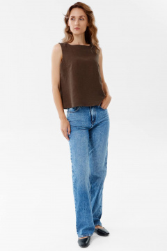 Блуза SHLOMO 3-5 коричневый - фото 3