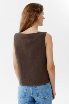 Блуза SHLOMO 3-5 коричневый - фото 2