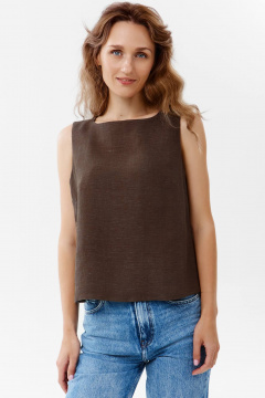 Блуза SHLOMO 3-5 коричневый - фото 1