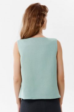 Блуза SHLOMO 3-5 бирюзовый - фото 2