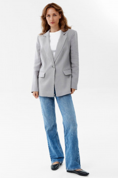 Жакет SHLOMO 6-10 серый - фото 3