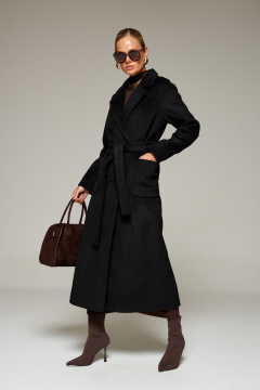 Пальто Beautiful&Free 7017 черный - фото 2