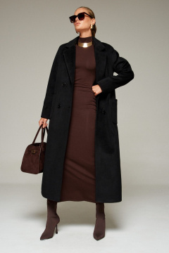 Пальто Beautiful&Free 7017 черный - фото 4