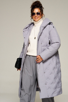 Пальто Beautiful&Free 8015 серый - фото 4