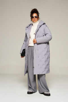 Пальто Beautiful&Free 8015 серый - фото 3