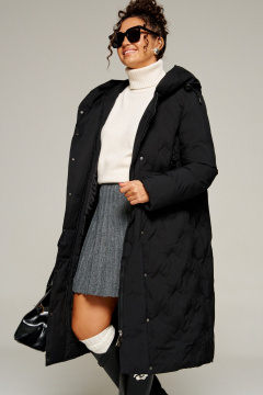 Пальто Beautiful&Free 8015 черный - фото 3