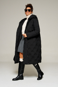 Пальто Beautiful&Free 8015 черный - фото 4