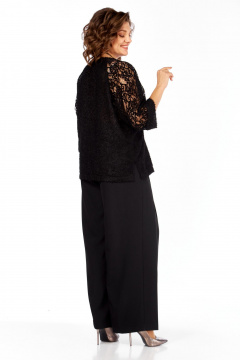 Блуза, брюки Элль-стиль 2422 черный - фото 4