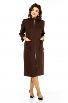 Платье Элль-стиль 2425 шоколад - фото 5