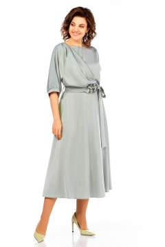Платье Ольга Стиль С-959 шалфей - фото 5