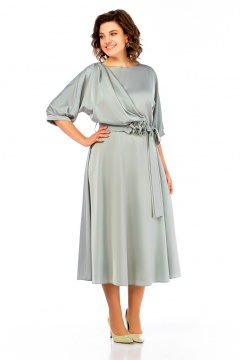 Платье Ольга Стиль С-959 шалфей - фото 3