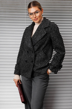 Брюки, жакет Мода Юрс 25-2777 графит - фото 2