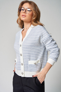 Джемпер Laikony L-642-1 голубой - фото 3