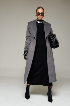 Пальто Beautiful&Free 7019 графит - фото 3