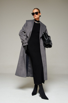 Пальто Beautiful&Free 7019 графит - фото 5