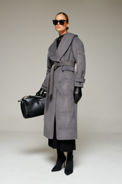 Пальто Beautiful&Free 7019 графит - фото 2