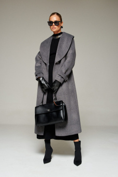 Пальто Beautiful&Free 7019 графит - фото 4